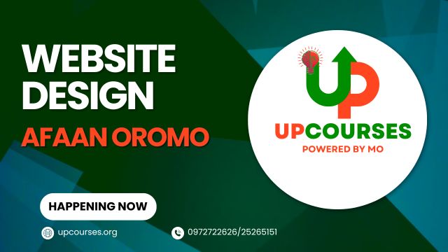 Website Design Afaan Oromo (Hundaa Bakka tokkoti)